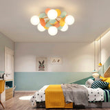 Load image into Gallery viewer, Nordic Colorful Elegant Living Room Creative Glass Magic Bean Chandelier