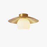 Load image into Gallery viewer, Modern Brass Cap Hallway Ceiling Light