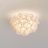 Load image into Gallery viewer, White Hydrangea Ceiling Lamp