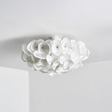 Load image into Gallery viewer, White Hydrangea Ceiling Lamp