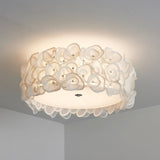 Load image into Gallery viewer, White Hydrangea Ceiling Lamp