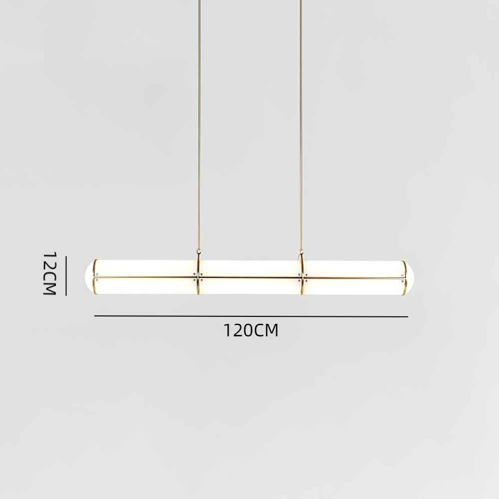 Cylindrical Endless LED Pendant Light for Kitchen Island