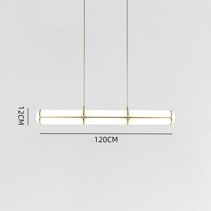 Cylindrical Endless LED Pendant Light for Kitchen Island