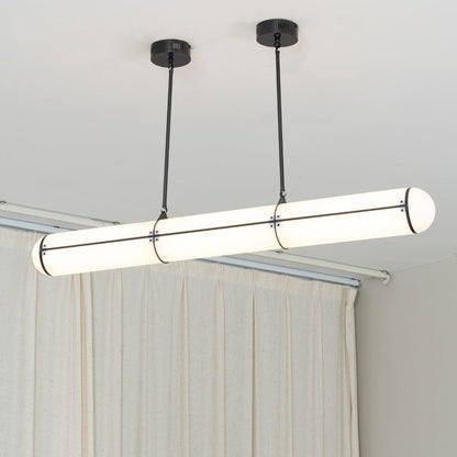 Cylindrical Endless LED Pendant Light for Kitchen Island