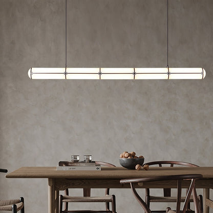 Cylindrical Endless LED Pendant Light for Kitchen Island