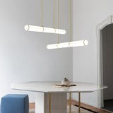 Load image into Gallery viewer, Cylindrical Endless LED Pendant Light for Kitchen Island