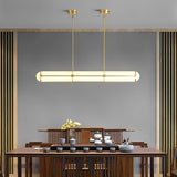 Load image into Gallery viewer, Cylindrical Endless LED Pendant Light for Kitchen Island