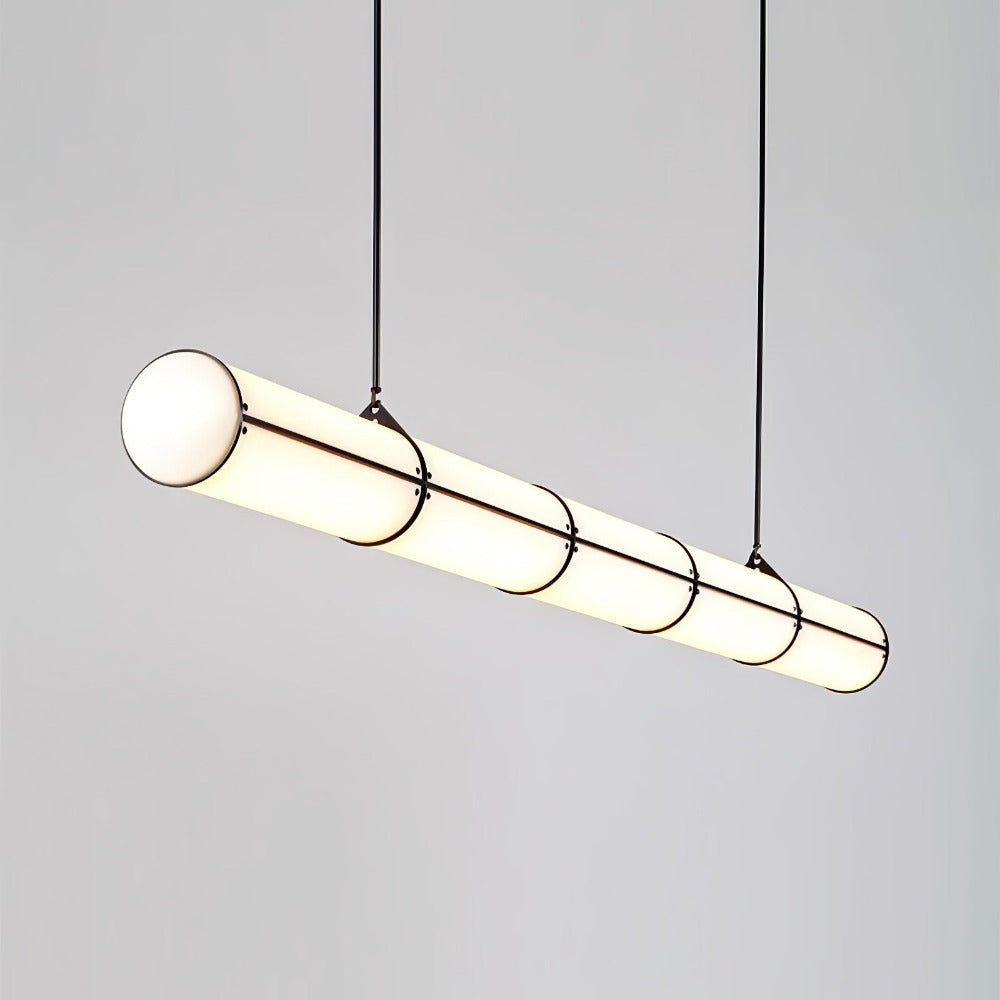 Cylindrical Endless LED Pendant Light for Kitchen Island