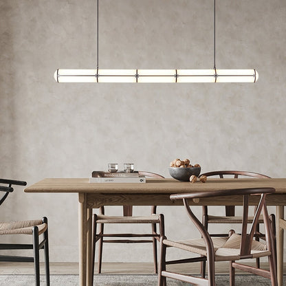 Cylindrical Endless LED Pendant Light for Kitchen Island