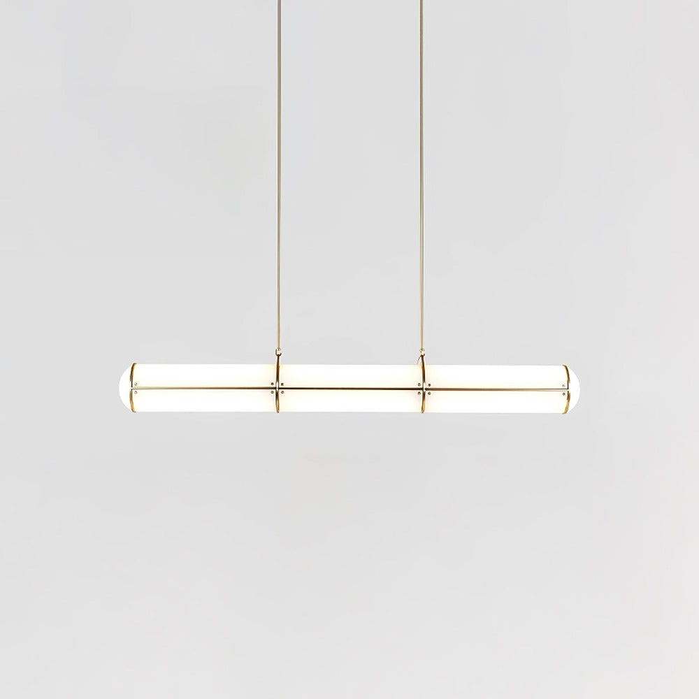 Cylindrical Endless LED Pendant Light for Kitchen Island