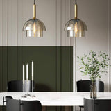 Load image into Gallery viewer, Double Glass Dome Kitchen Pendant Chandelier