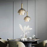 Load image into Gallery viewer, Double Glass Dome Kitchen Pendant Chandelier