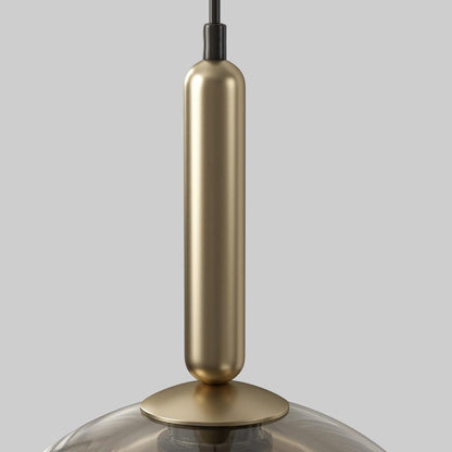 Double Glass Dome Kitchen Pendant Chandelier