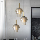 Load image into Gallery viewer, Double Glass Dome Kitchen Pendant Chandelier