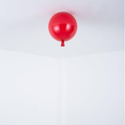 Modern Balloon Ceiling Light - Fun Child's Room Flush Mount Lamp