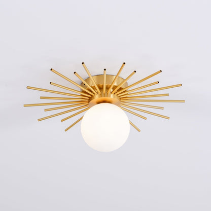 Gold Metal Living Room Chandelier