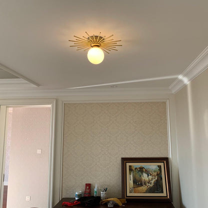 Gold Metal Living Room Chandelier