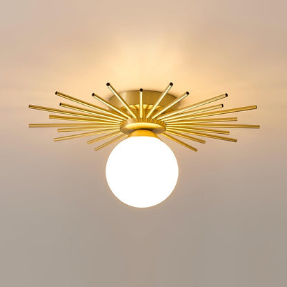 Gold Metal Living Room Chandelier