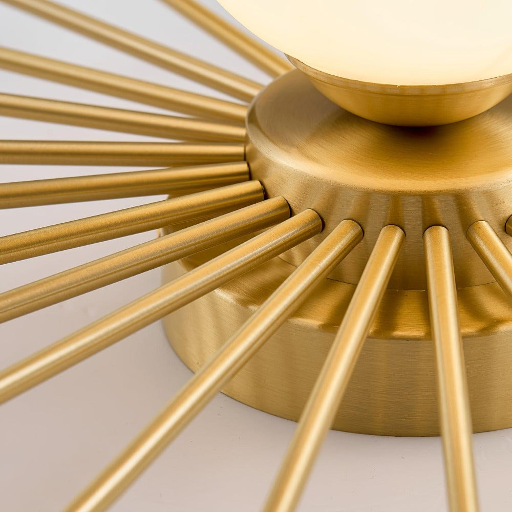 Gold Metal Living Room Chandelier
