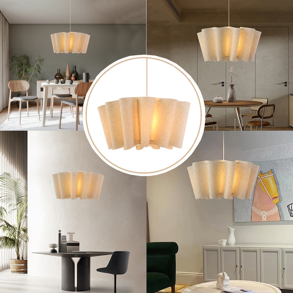 Nordic Fabric Pleated Pendant Lights