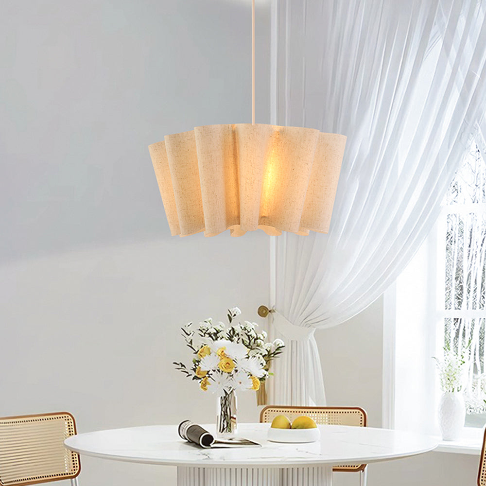 Nordic Fabric Pleated Pendant Lights