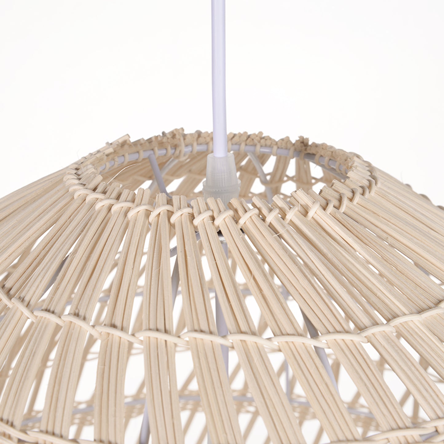 DemoLights Rattan Pendant Lampshade – Wicker Woven Hanging Light