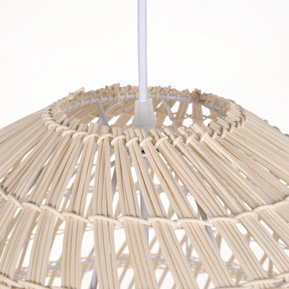 DemoLights Rattan Pendant Lampshade – Wicker Woven Hanging Light