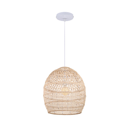 DemoLights Rattan Pendant Lampshade – Wicker Woven Hanging Light