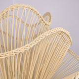 Load image into Gallery viewer, Flower Rattan Pendant Light, Wicker Lampshade Chandelier
