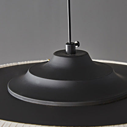 Modern 2-Tier Pleated Fabric Lotus Pendant Light - Japandi Floral Chandelier