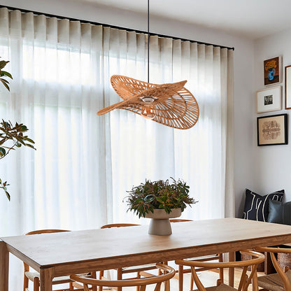 Double Tier Hemp Rope Pendant Light