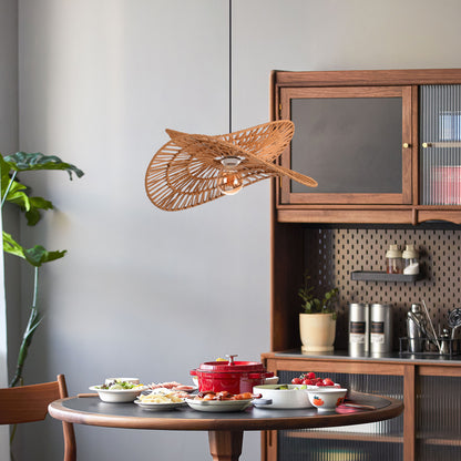 Double Tier Hemp Rope Pendant Light