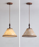 Load image into Gallery viewer, Wabi-Sabi Style Fabric Pendant Light for Homestay