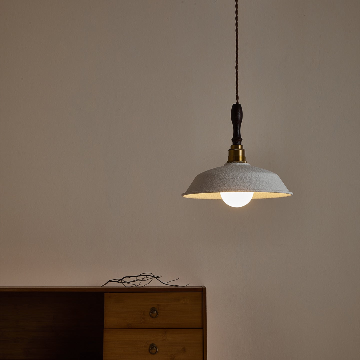 Japanese Vintage Pendant Lamp for Dining Room