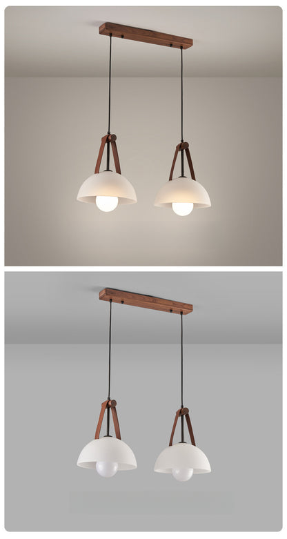 Nordic Modern Creative Glass Pendant Light for Bedroom or Bar Counter
