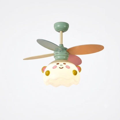 35 Inch Kids Ceiling Fan Light with Full Spectrum LED
