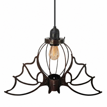 Gothic Halloween Hanging Light – Bat & Spider