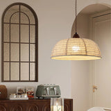 Load image into Gallery viewer, Wabi-Sabi Style Fabric Pendant Light for Homestay-[Modern pendant lighting for bedroom and living space]-Demolights UK