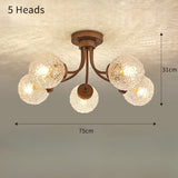 Load image into Gallery viewer, French Vintage Glass Ceiling Light for Living Room