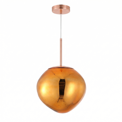 Modern Melt Pendant Light - Irregular Mirror Lava Glass Chandelier