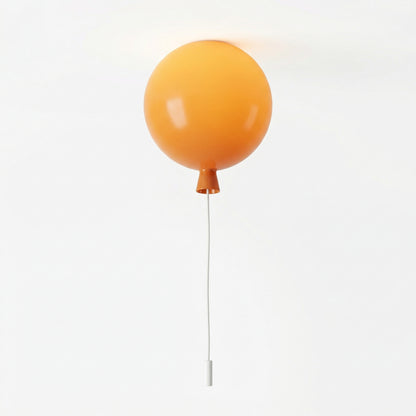 Modern Balloon Ceiling Light - Colorful Glass Flush Mount for Kids Room & Nursery
