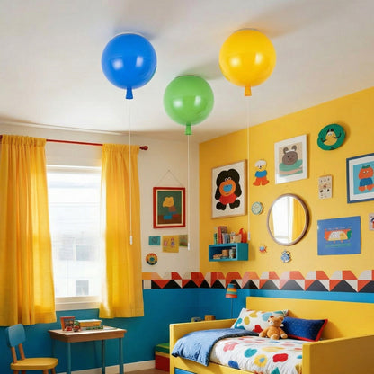 Modern Balloon Ceiling Light - Fun Child's Room Flush Mount Lamp