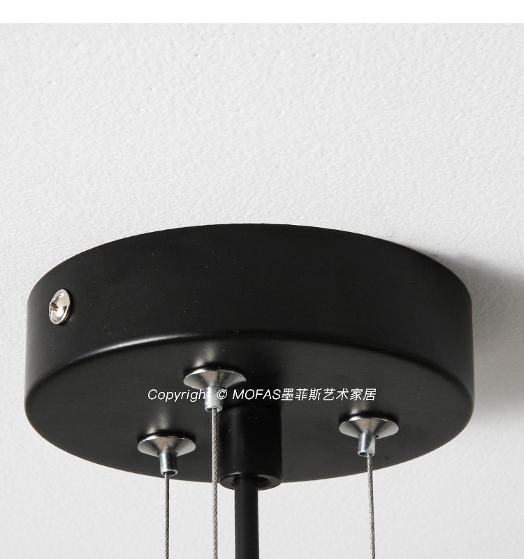 Modern Spiral Wood Triangle Pendant Light - Nordic Helical Chandelier