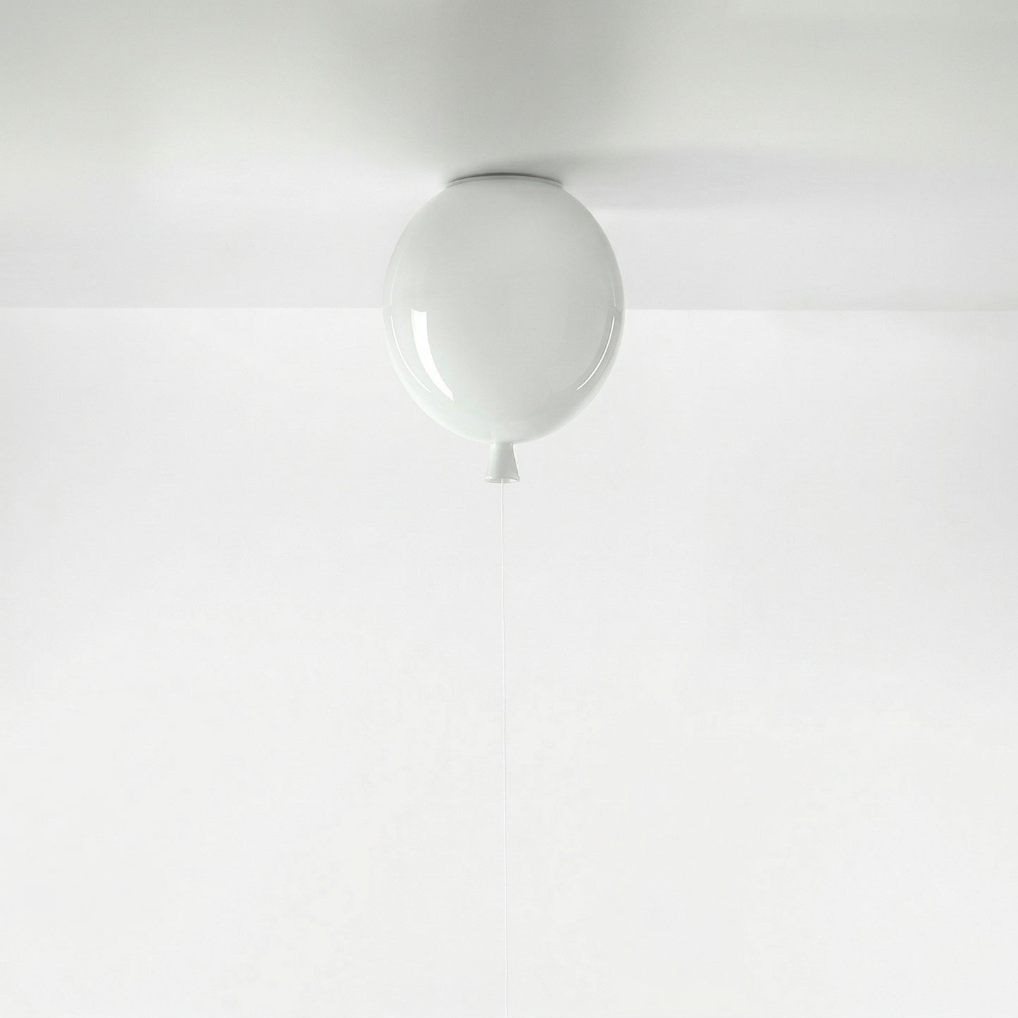 Modern Balloon Ceiling Light - Colorful Glass Flush Mount for Kids Room & Nursery