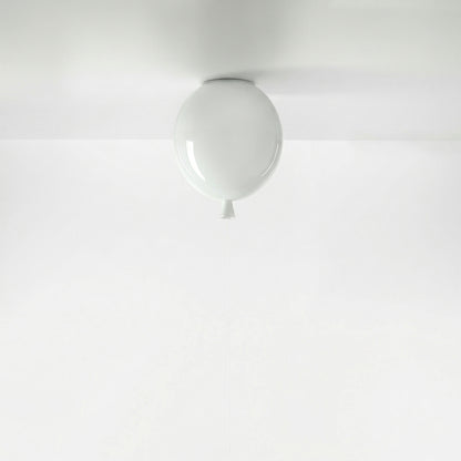 Modern Balloon Ceiling Light - Colorful Glass Flush Mount for Kids Room & Nursery