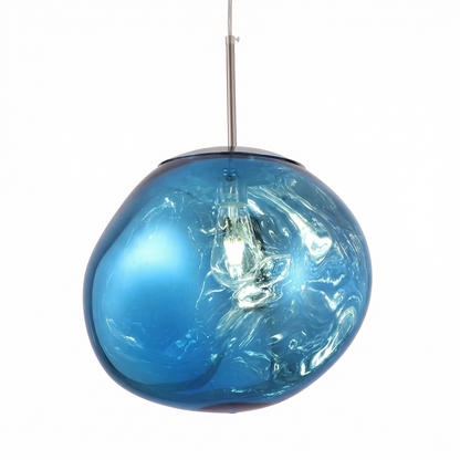 Modern Melt Pendant Light - Irregular Mirror Lava Glass Chandelier