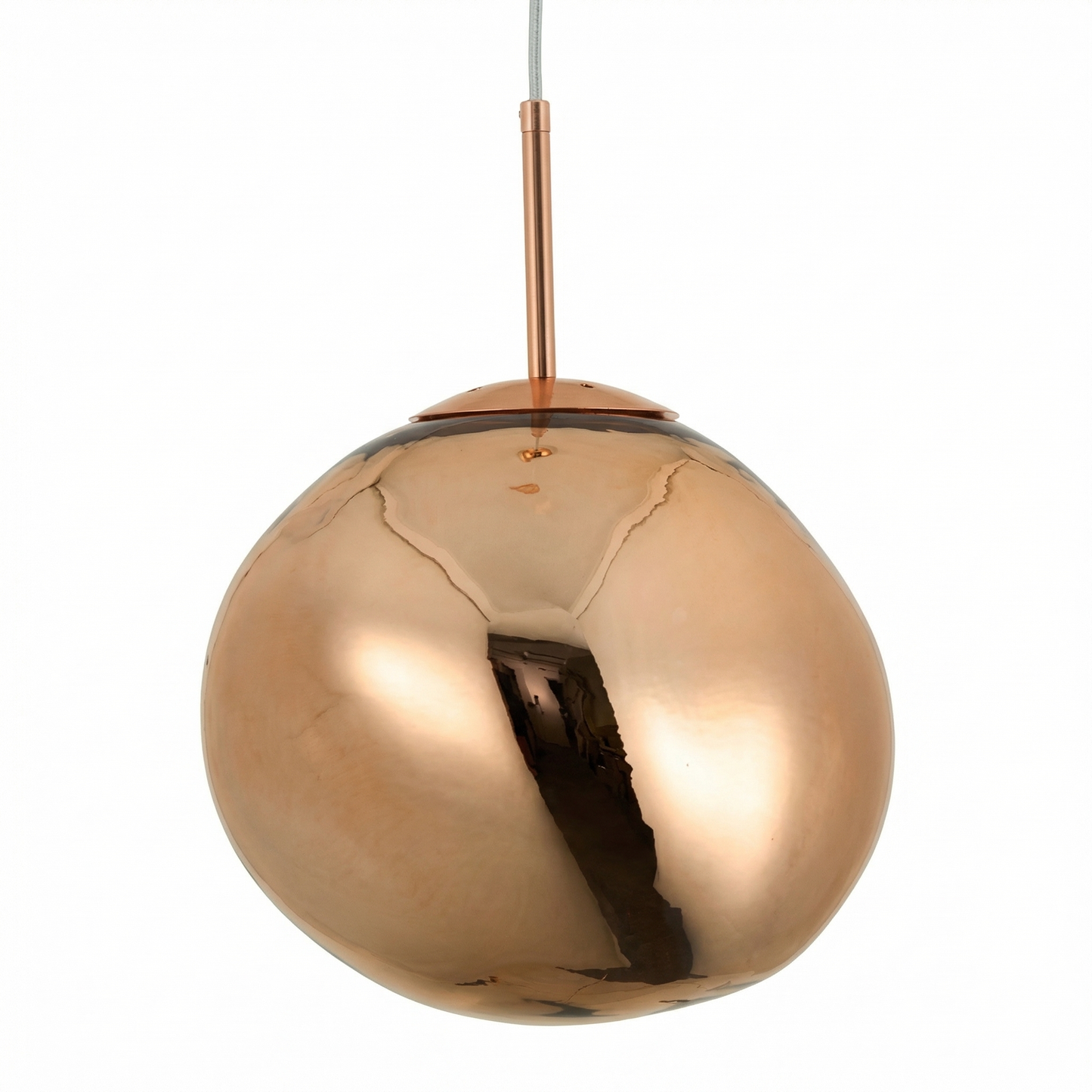 Modern Melt Pendant Light - Irregular Mirror Lava Glass Chandelier