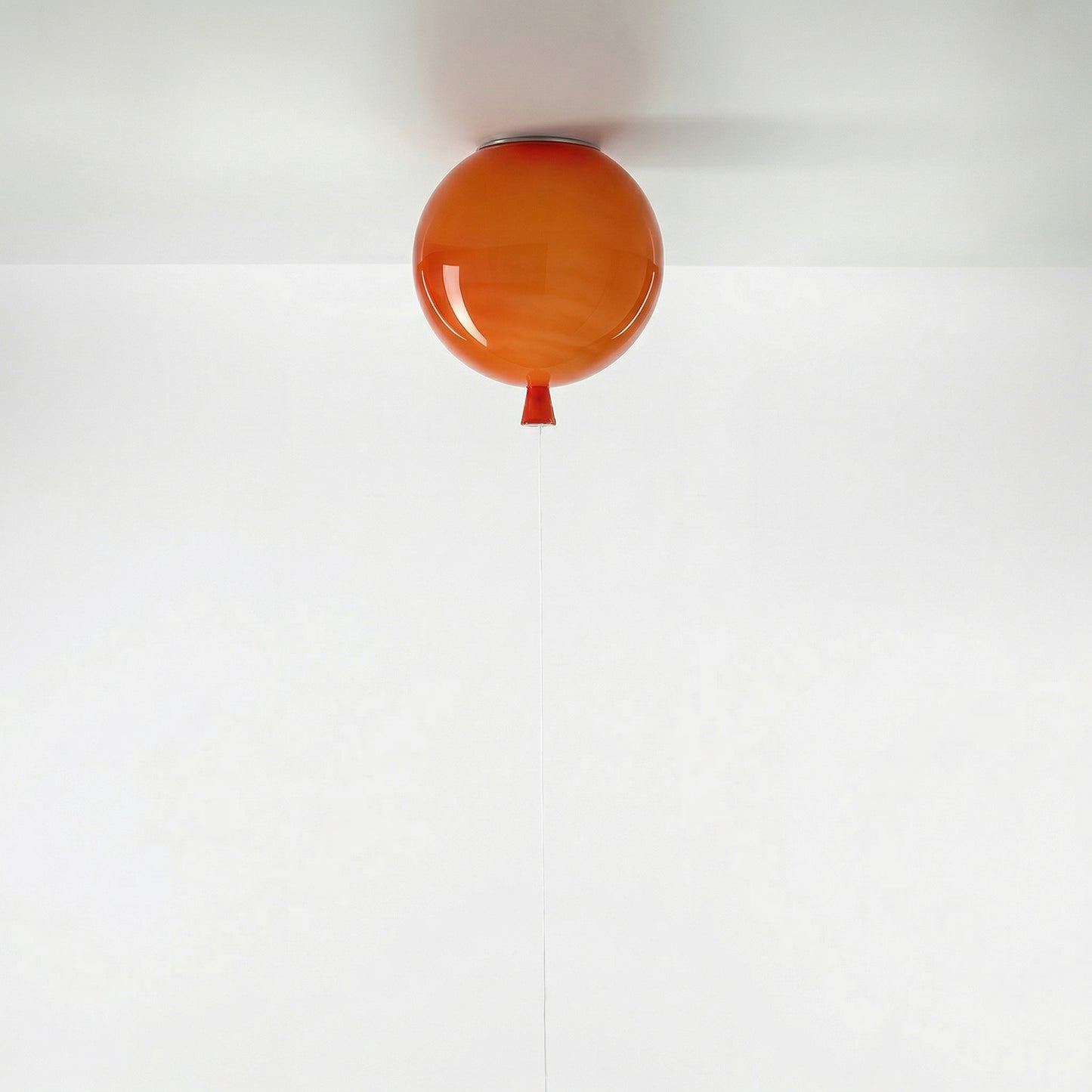 Modern Balloon Ceiling Light - Colorful Glass Flush Mount for Kids Room & Nursery