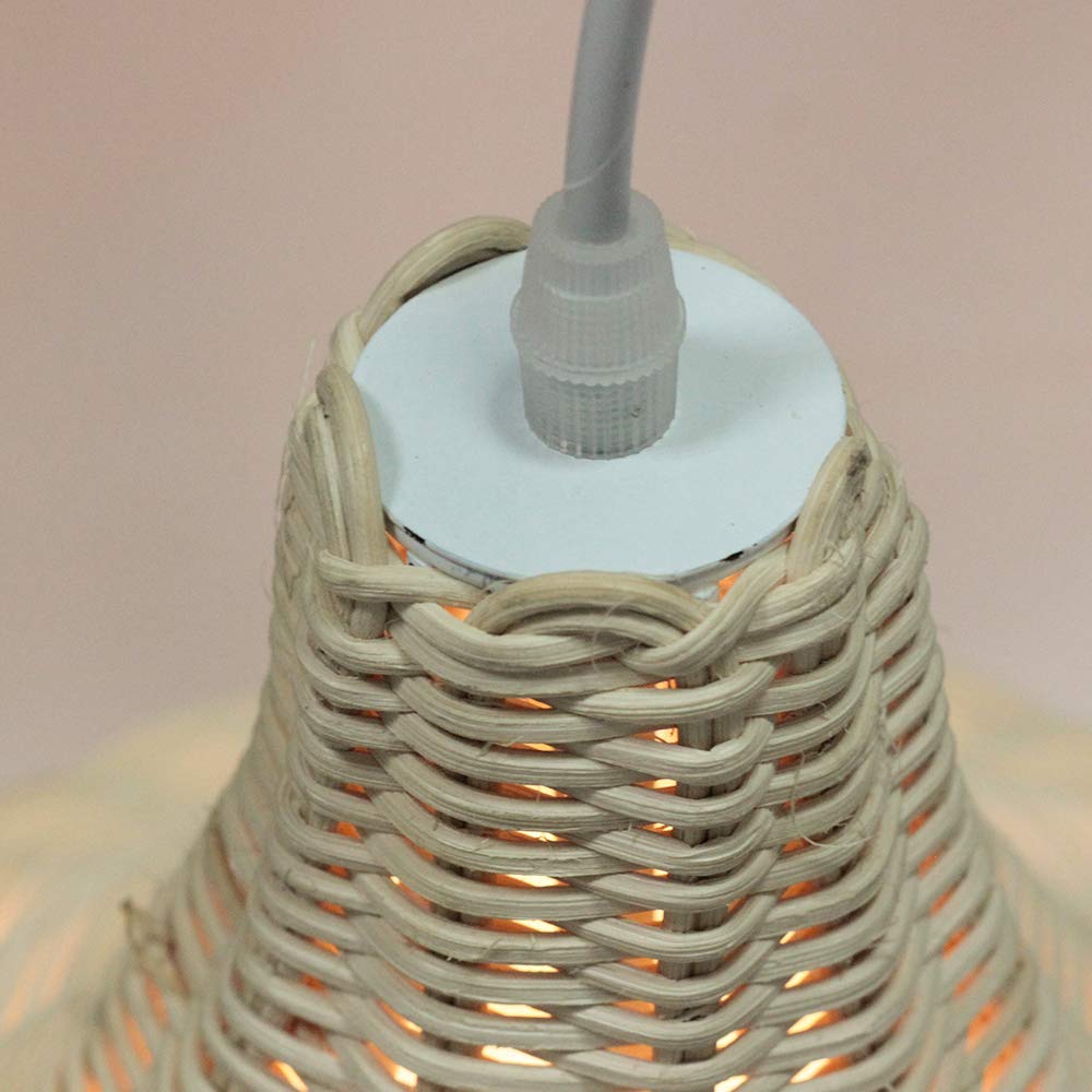 Rattan Wicker Pendant Light Lampshade