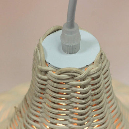 Rattan Wicker Pendant Light Lampshade